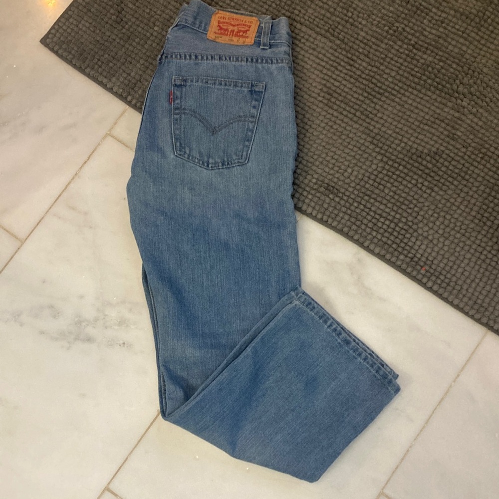Boys size 14 waist 27 inches length 27 inches Levi’s jeans 505 regular